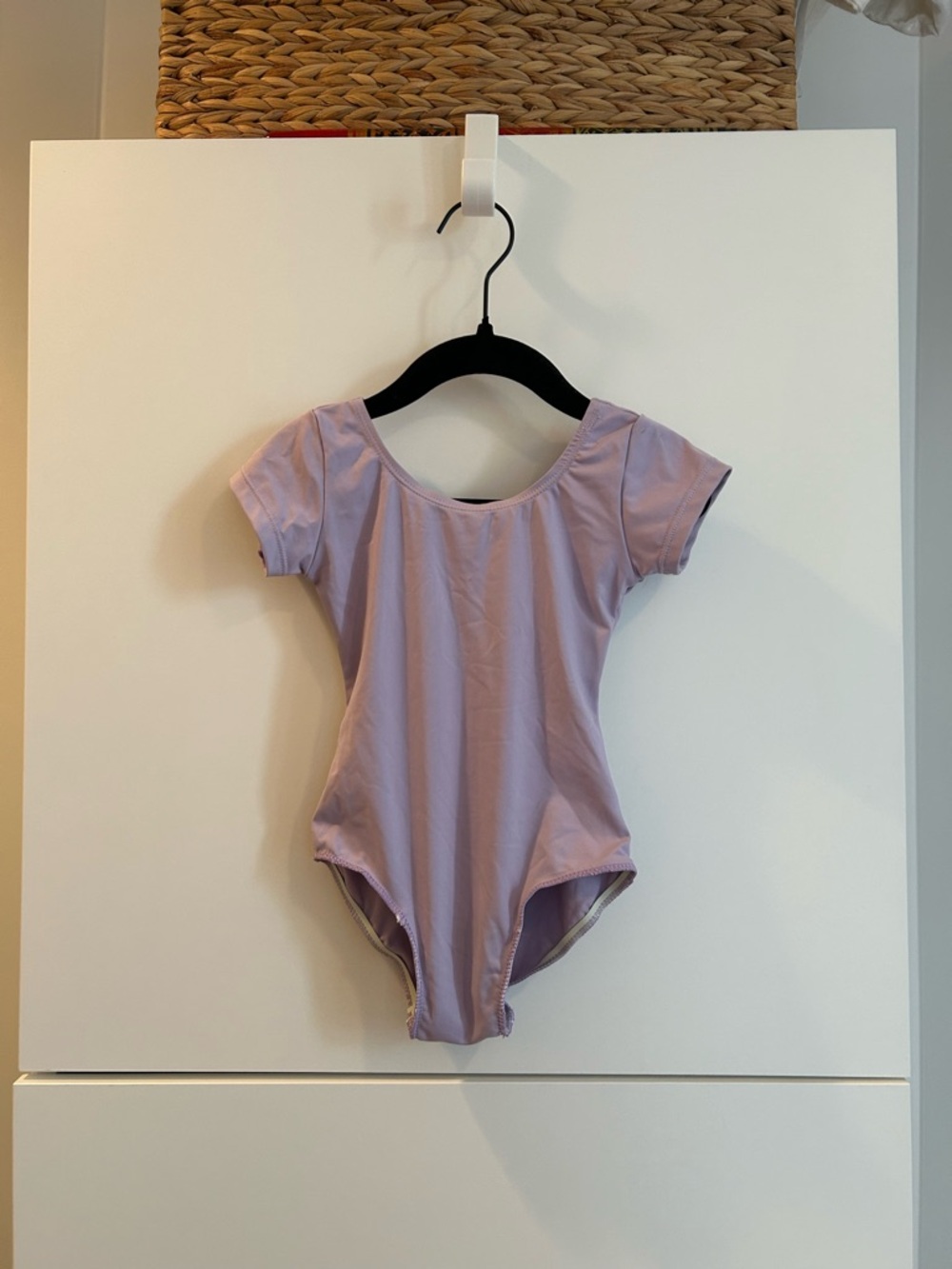 Elowel Girls Lavender Short Sleeve Leotard - Size 2-4 - Dance, Ballet